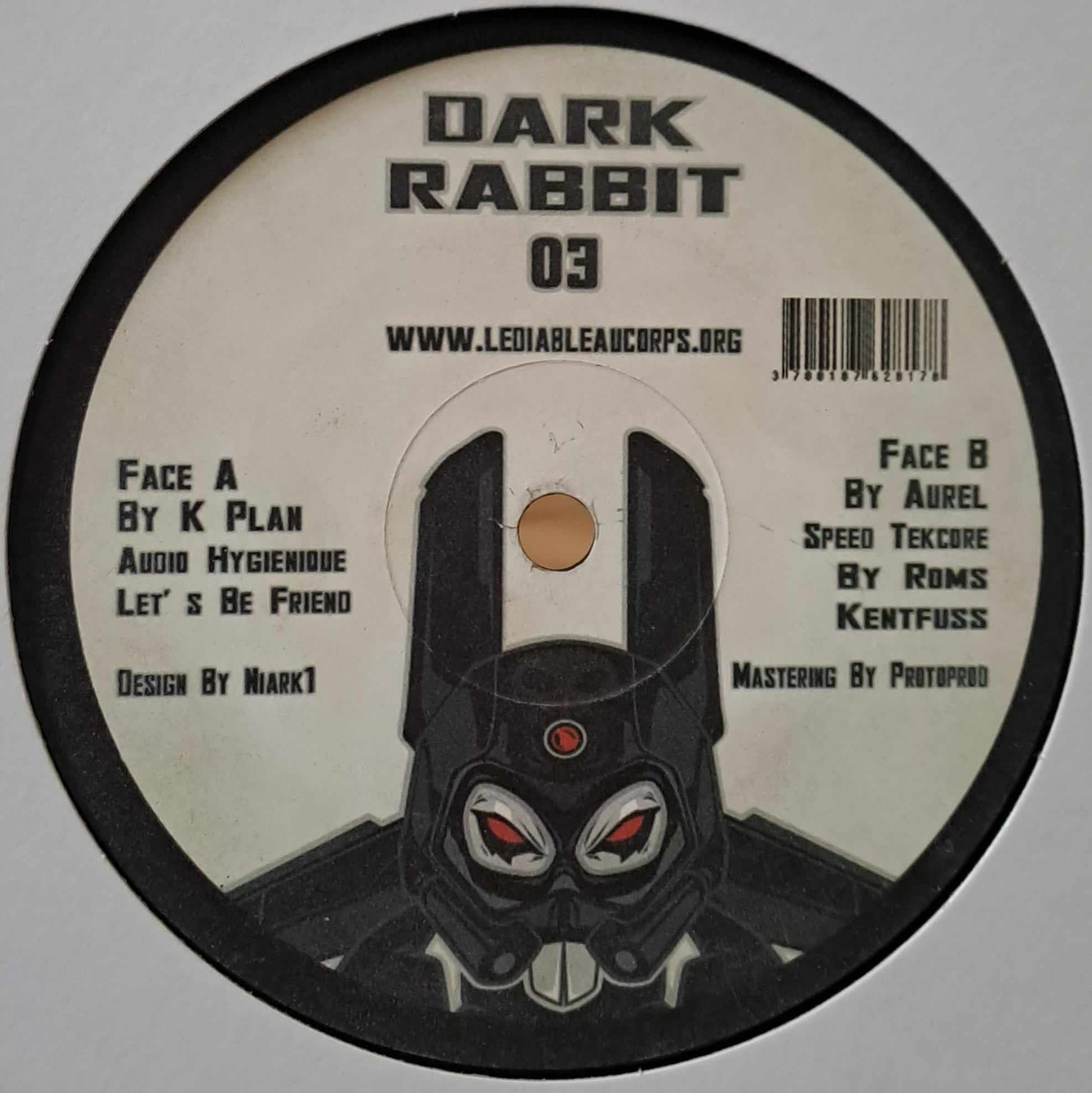 Dark Rabbit 03 - vinyle tribecore